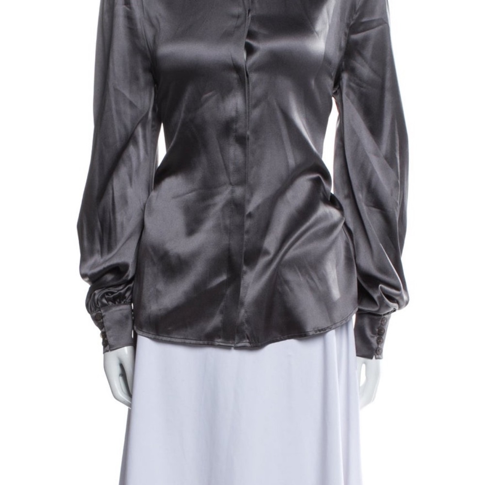 Generation Love Gray Long Sleeve Blouse